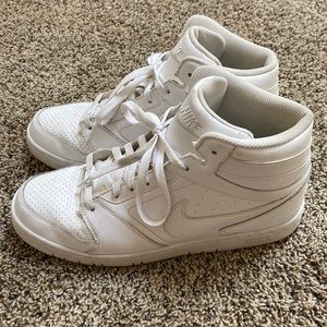 White Men’s size 11 Nike High Tops